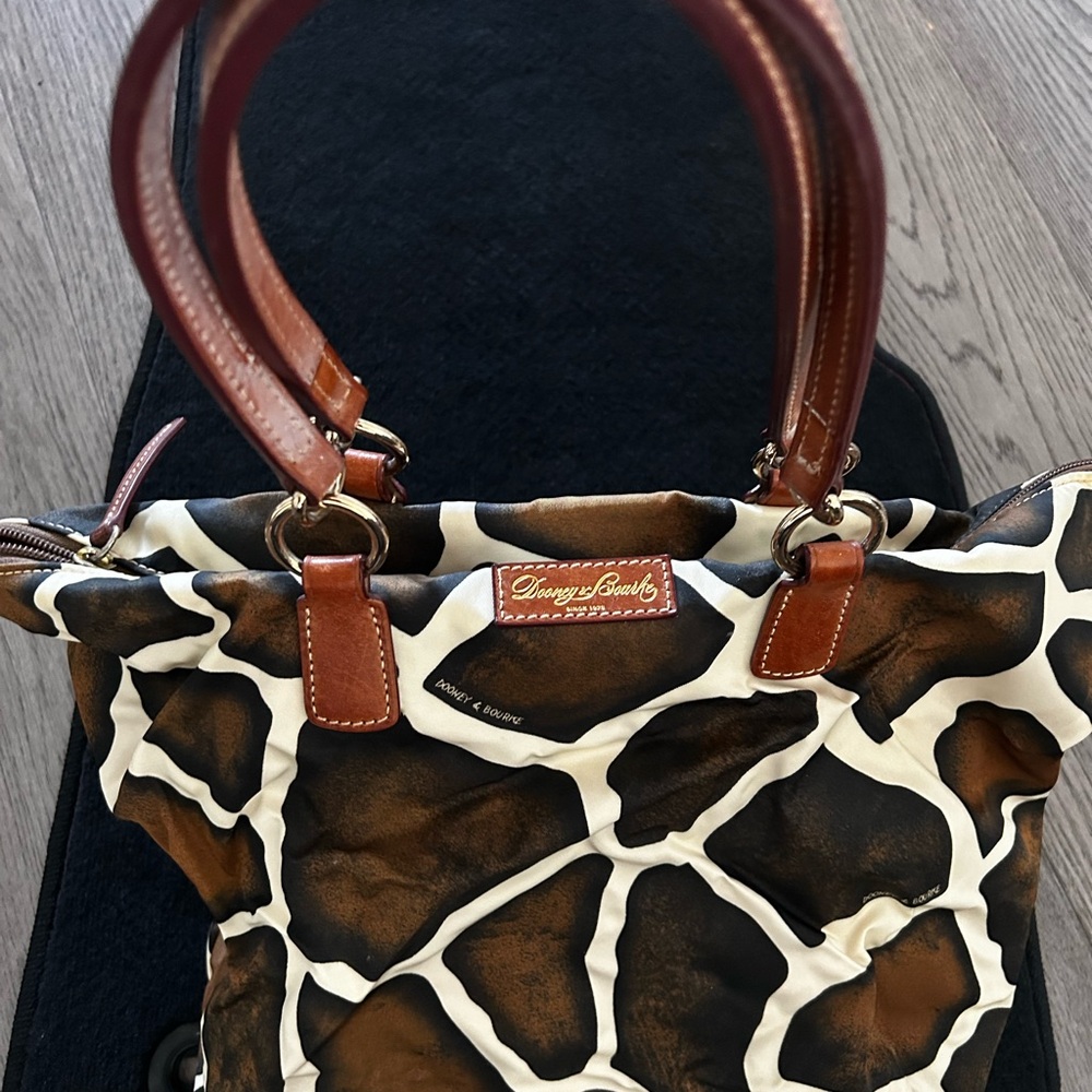 Dooney & Bourke Brown and Cream Women's Bag